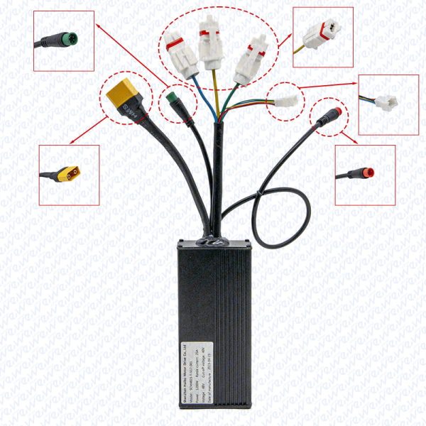 Kit controladora + pantalla 48V 1200W para Cecotec Bongo Z (Conector XT90) - Imagen 3