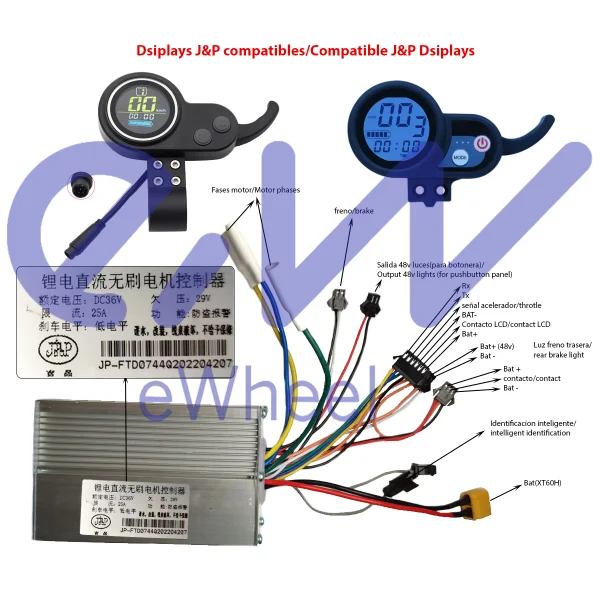 Controladora J&P 36V 25A - Imagen 2
