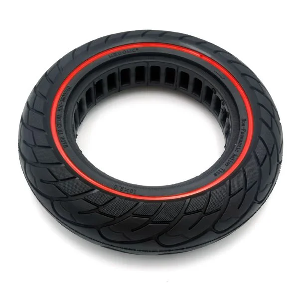 Rueda maciza ultraligera 10x2,5 - Linea roja (llantas de 34mm) - Imagen 2