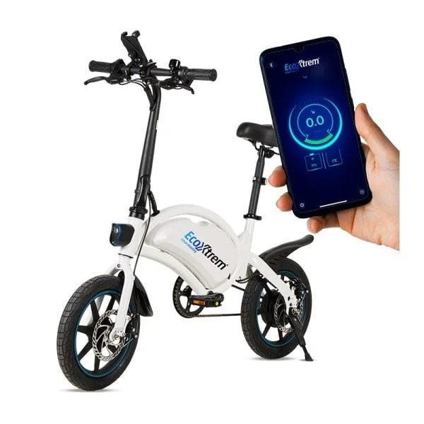 Bicicleta eléctrica 250W con pedales con Aplicación - Imagen 3